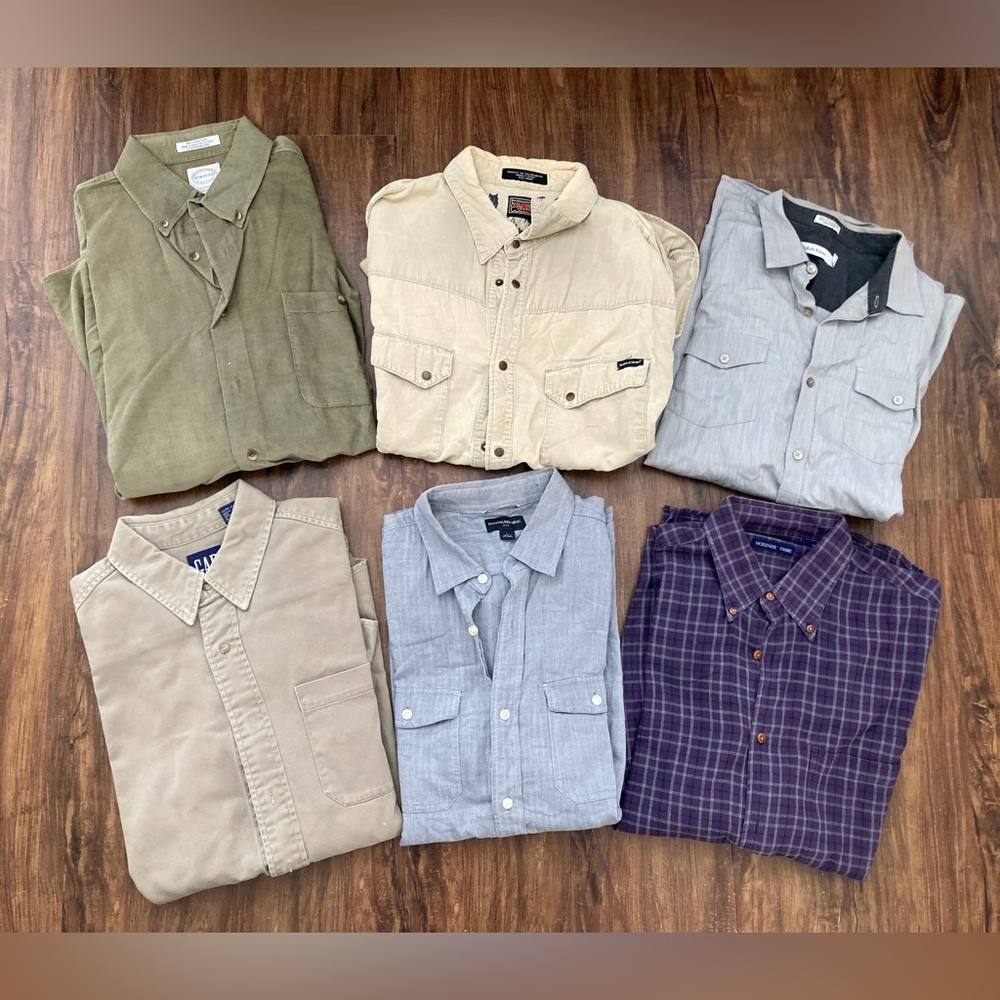 Assorted Button-Up Shirts Collection - image 1